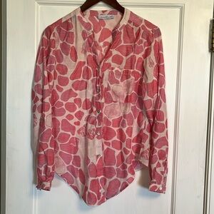 Western Chic Cow print blouse